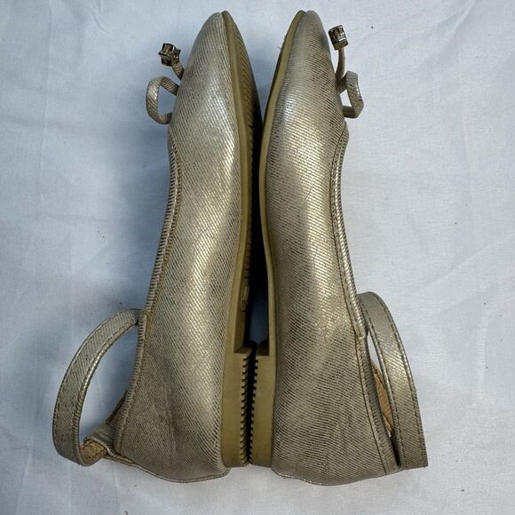 Rachel Zoe Girls Sweater Dress Size 5 & Sugar Gold Flats Shoes 11 Bundle Holiday - Picture 12 of 16